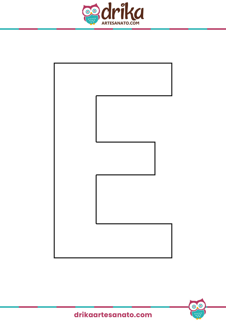 moldes de letras para artesanato