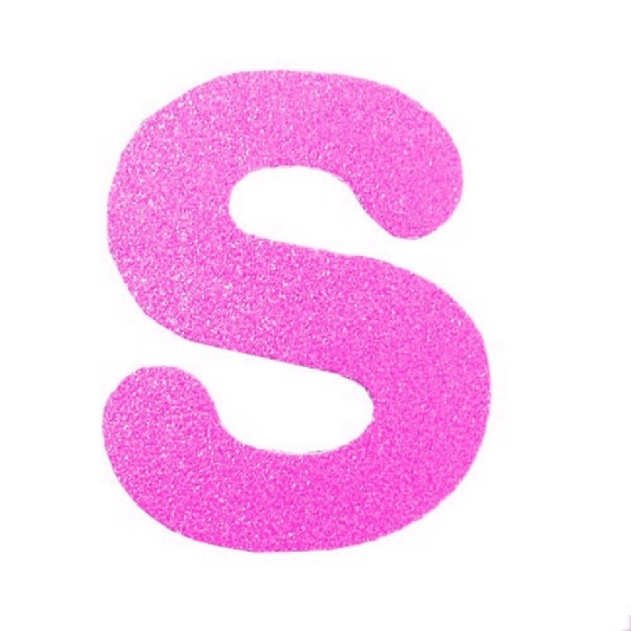 molde letra S 3D