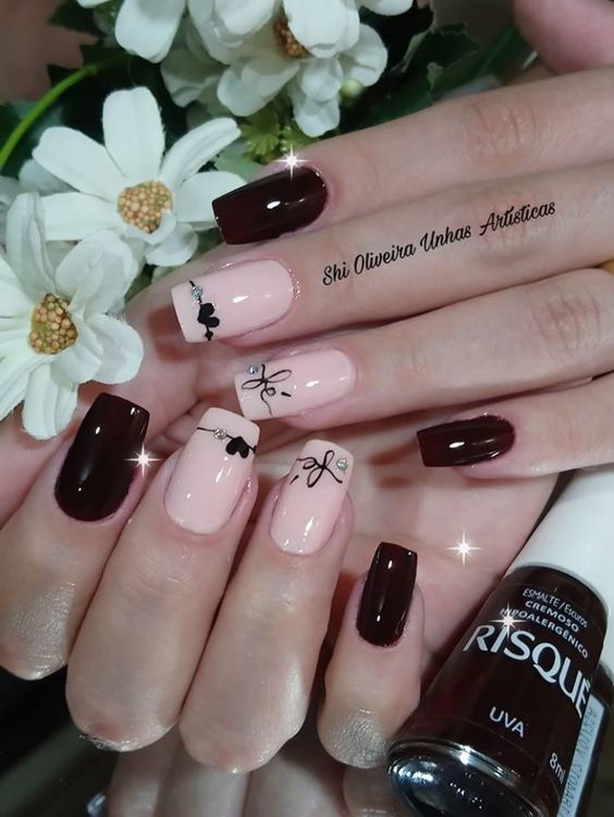 como fazer unhas decoradas com glitter fino passo a passo