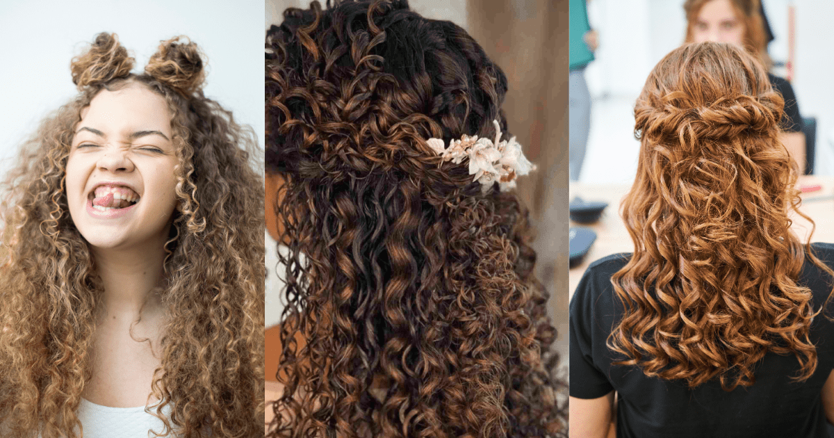 Lindos Penteados Para Cabelos Cacheados