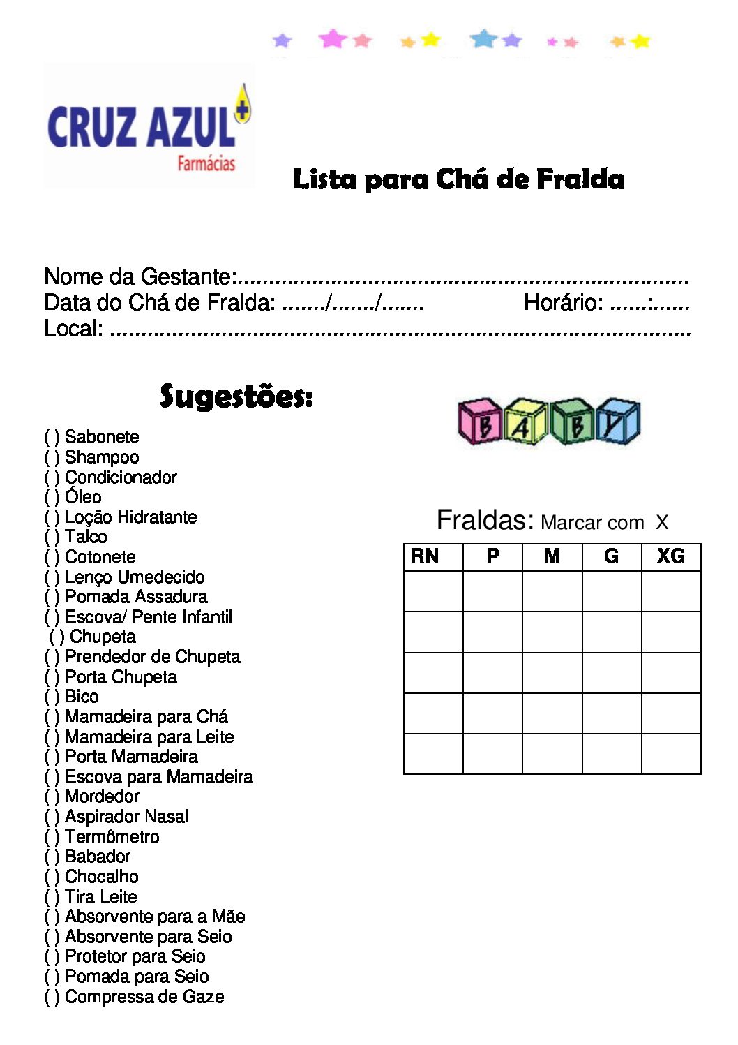 Os 10 Itens de Higiene Essenciais que Não Podem Faltar no Chá de Fraldas
