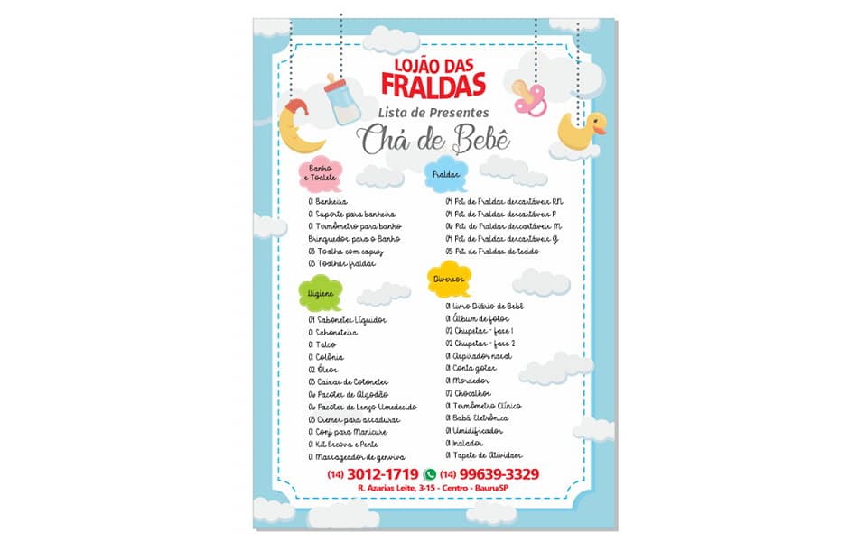 Como Fazer Convites de Chá de Bebê Criativos e Gratuitos com o Canva