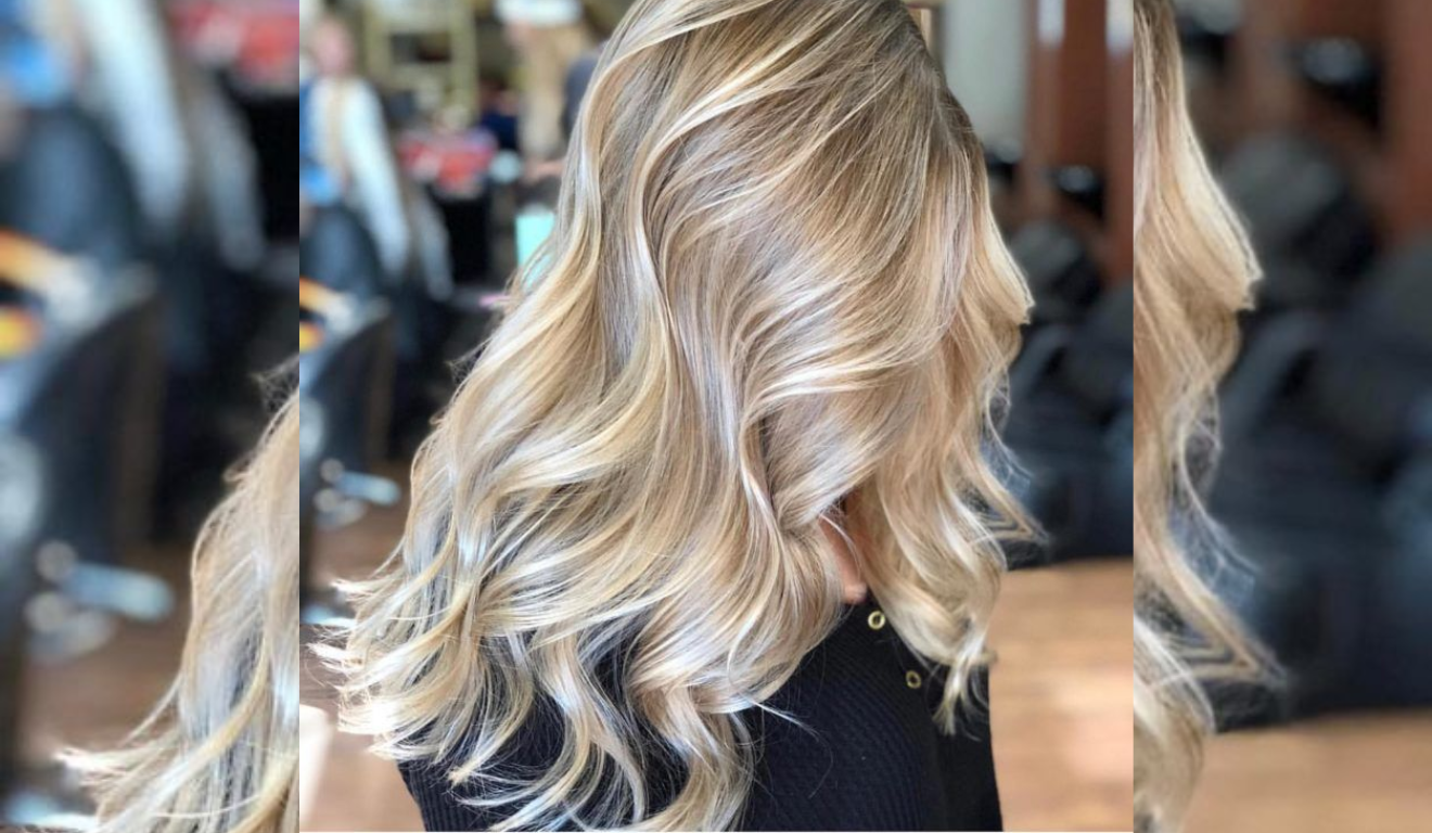 loiro bege balayage