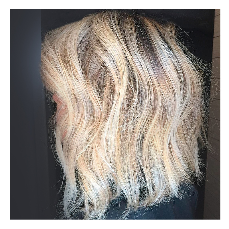 cabelo iluminado tons quentes