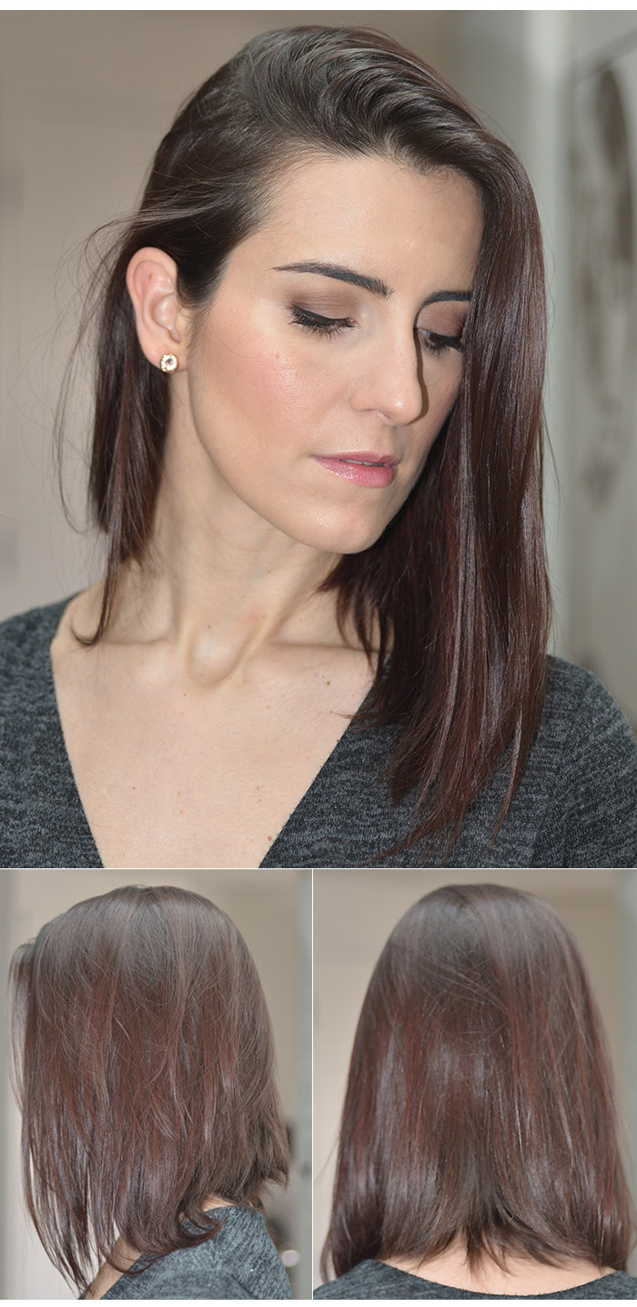 long bob cabelo liso