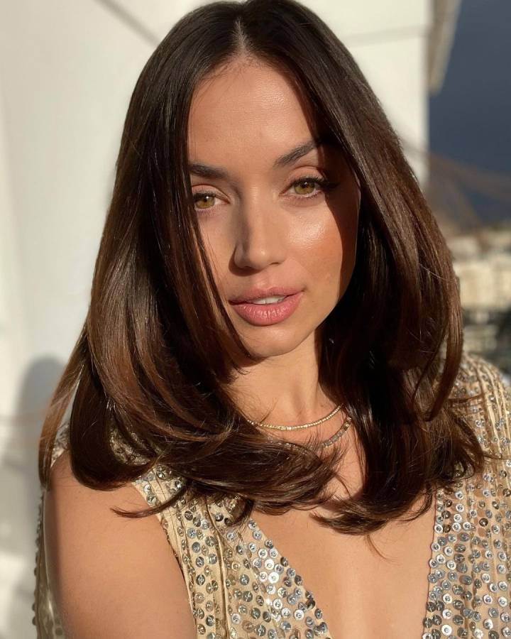 long bob cabelo liso