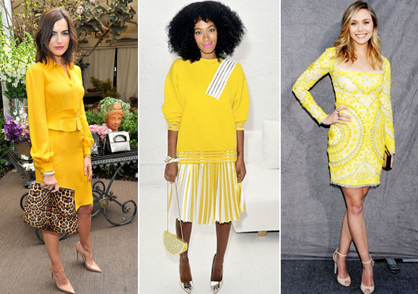 erros ao combinar look amarelo