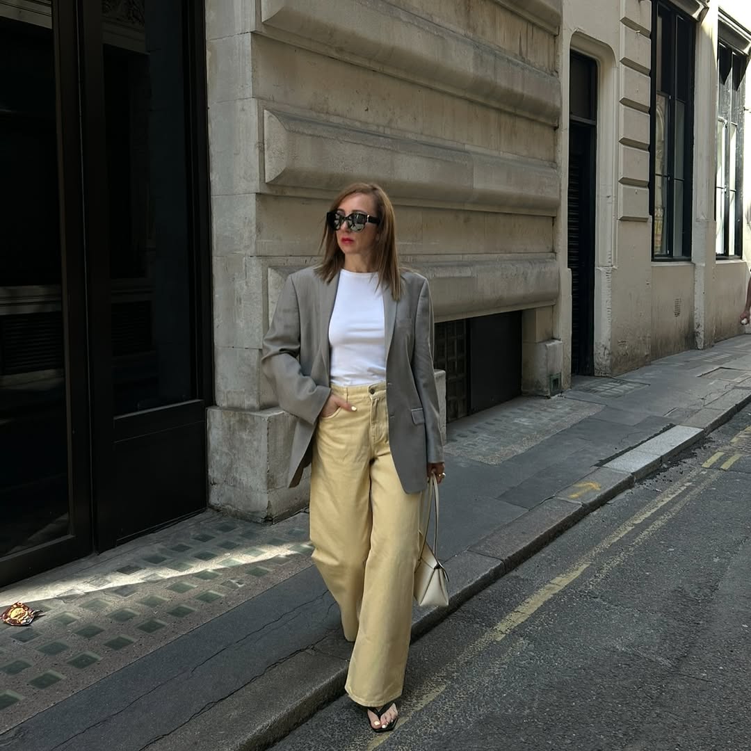 looks amarelo manteiga trabalho ideias