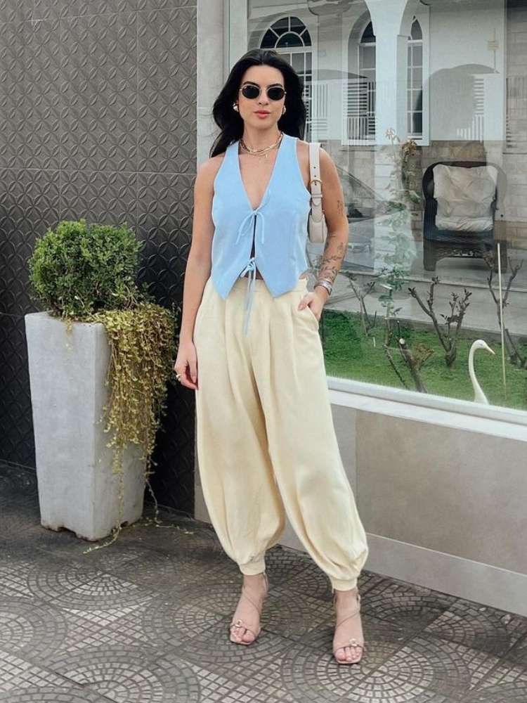 amarelo manteiga vs bege para looks de trabalho