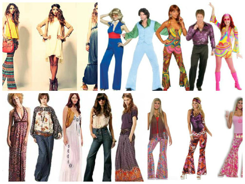 como montar look anos 70 hippie