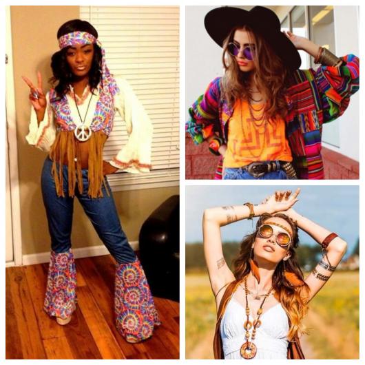 look anos 70 feminino para festa