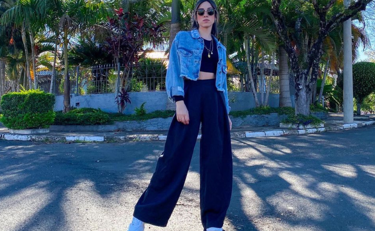 calça pantalona alfaiataria feminina marrom