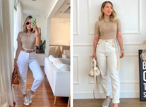 Look Calça Off White