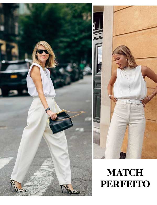 Look Calça Off White