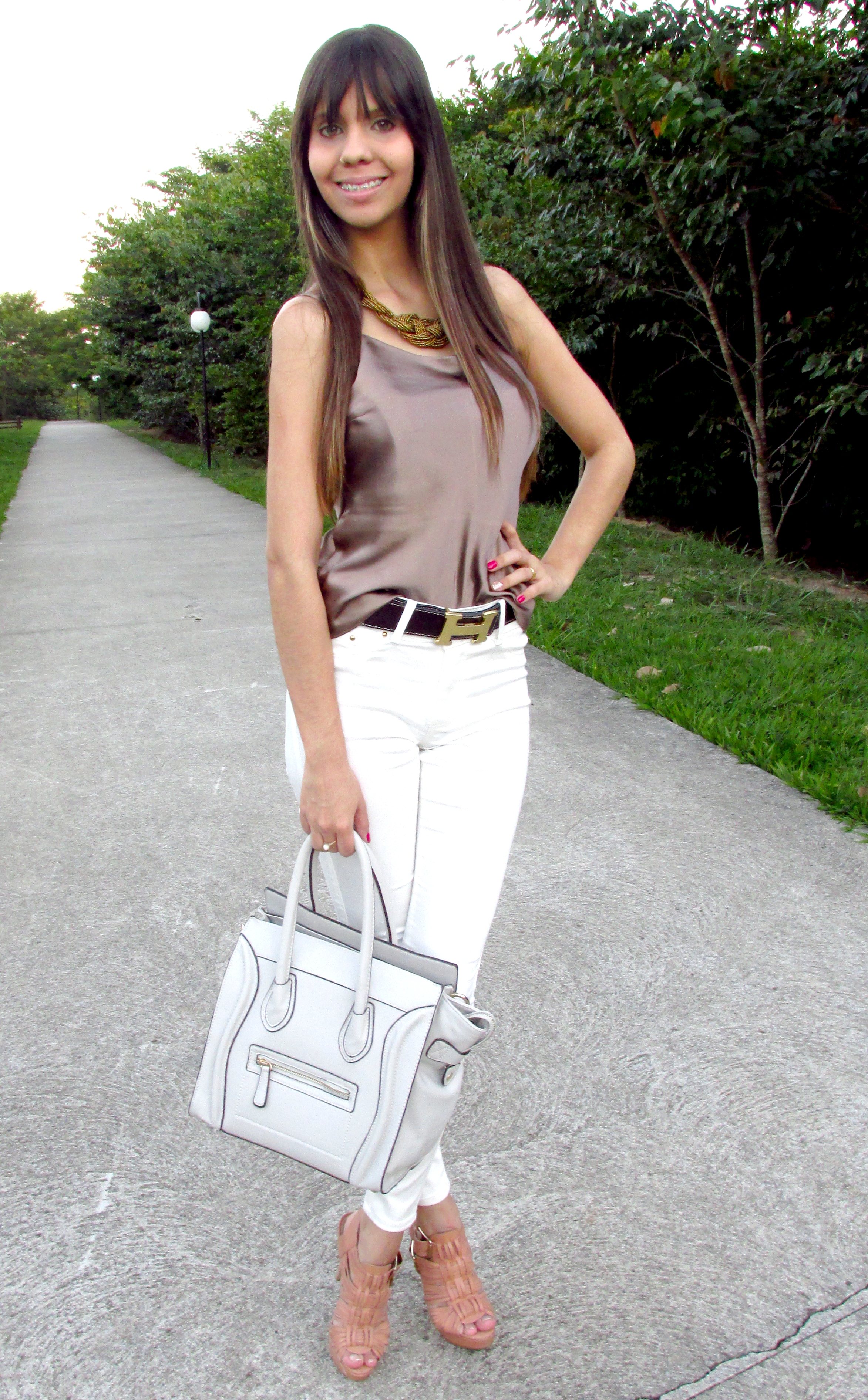 Look Calça Off White