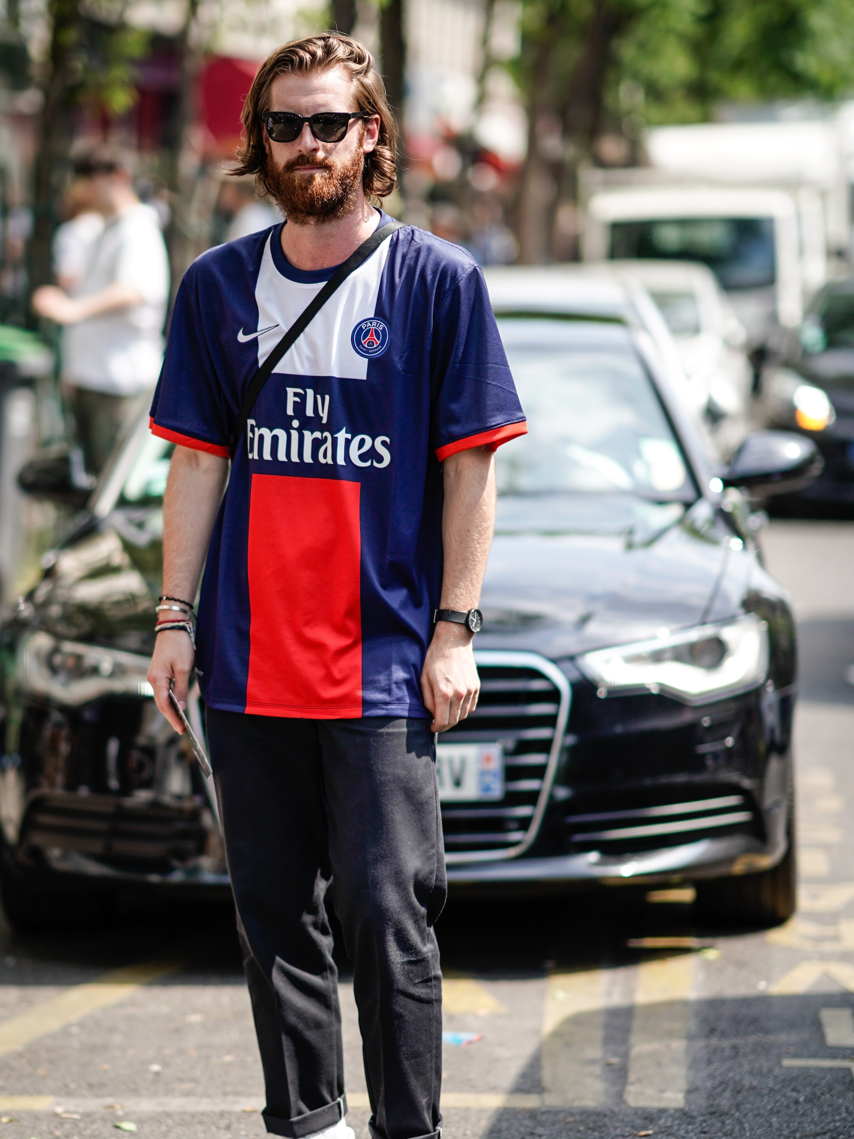 Moda masculina camiseta de time