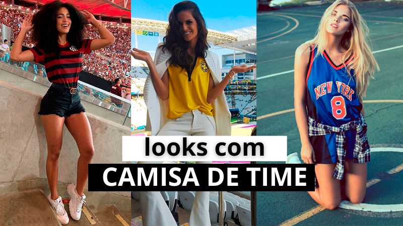 Looks com camiseta de time