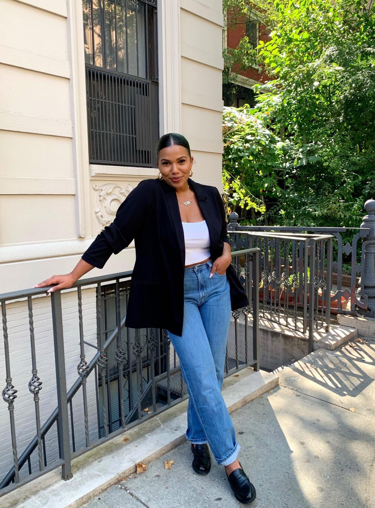 inspiração look blazer preto feminino