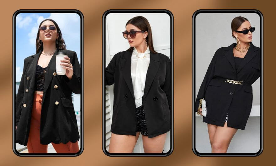 look com blazer preto
