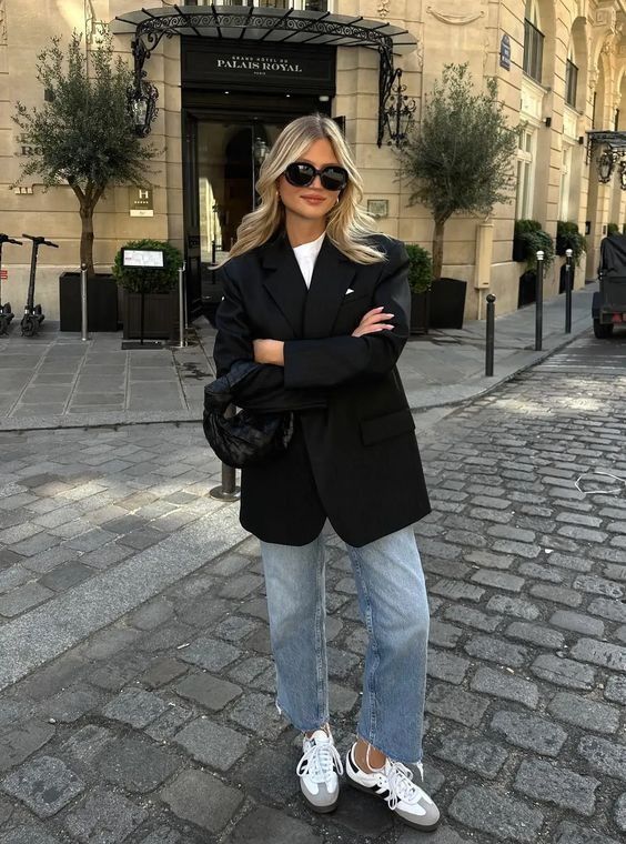 inspiração look blazer preto feminino