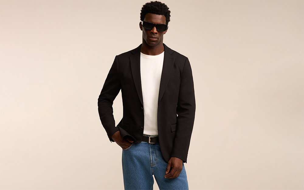 como usar blazer preto oversized