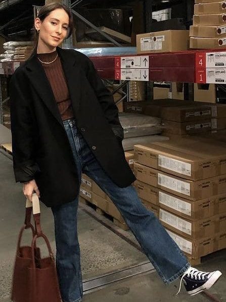 erros ao usar blazer preto