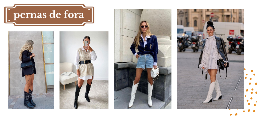 bota country feminina