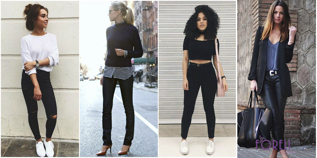 look calça preta masculina