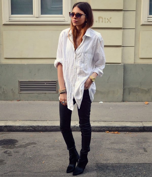 look camisa linho feminina casual