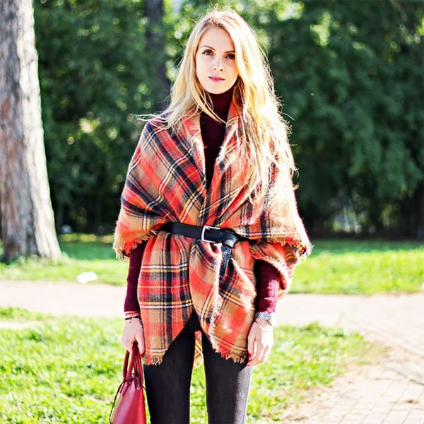 looks com echarpe