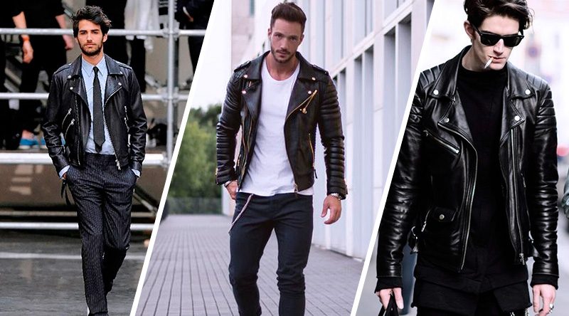 look sofisticado com jaqueta de couro