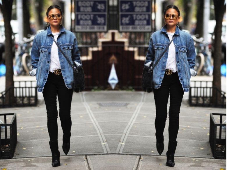 Jaqueta jeans cropped vs. oversized: qual escolher para cada tipo de corpo?