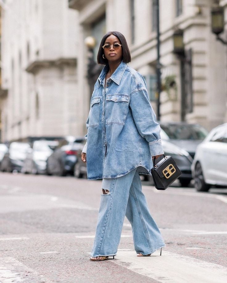 look jaqueta oversized