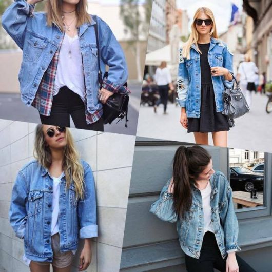 jaqueta jeans oversized