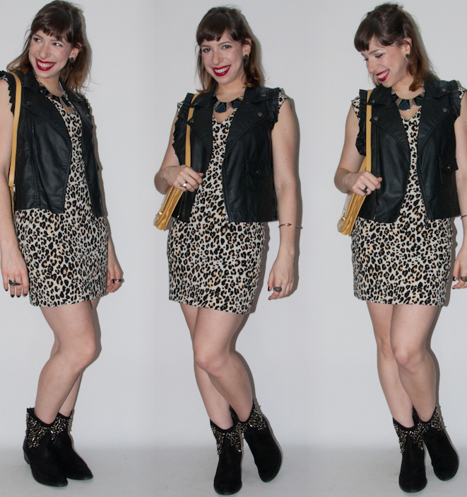 acessórios para vestido de onça