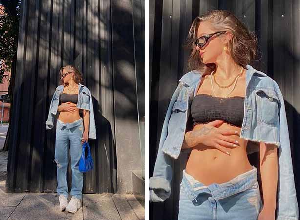 look de hoje com tênis branco