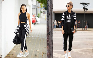 como usar tênis de corrida em looks casuais femininos