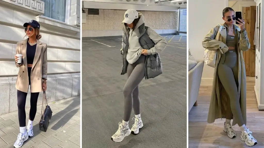 look esportivo feminino vs moda casual