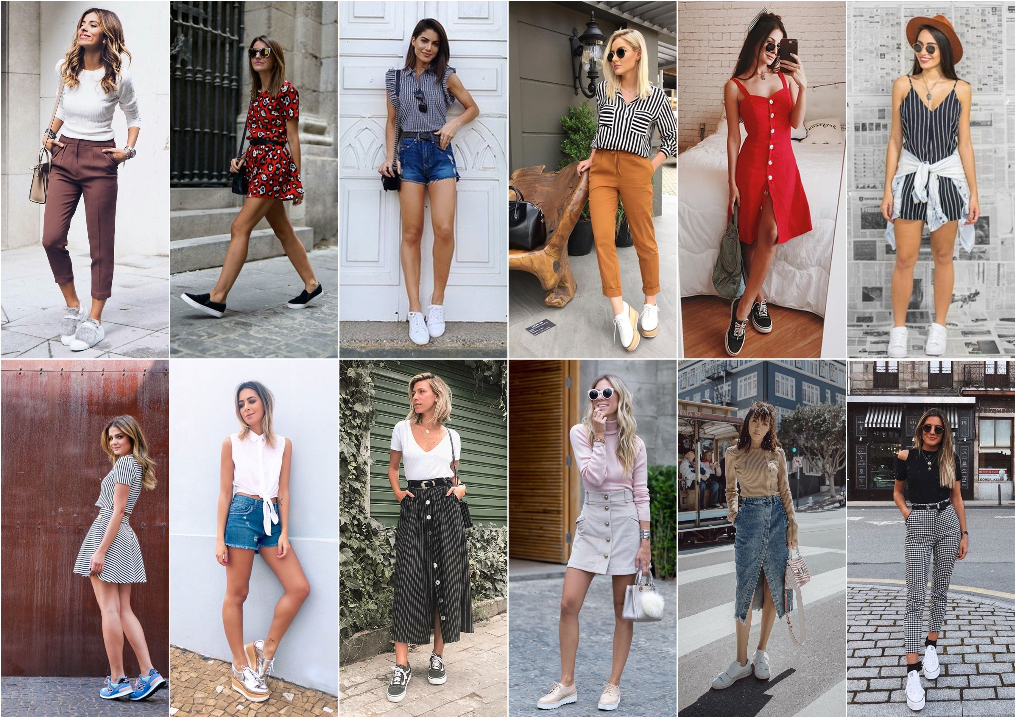 erros comuns ao usar tênis feminino em looks