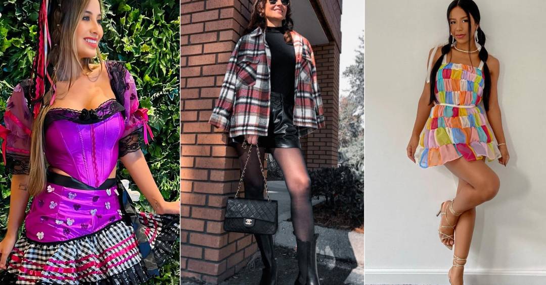 look festa junina vs look dia a dia