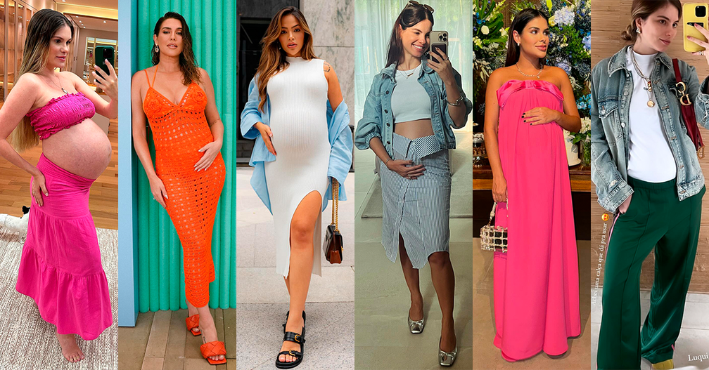 looks gestante elegante