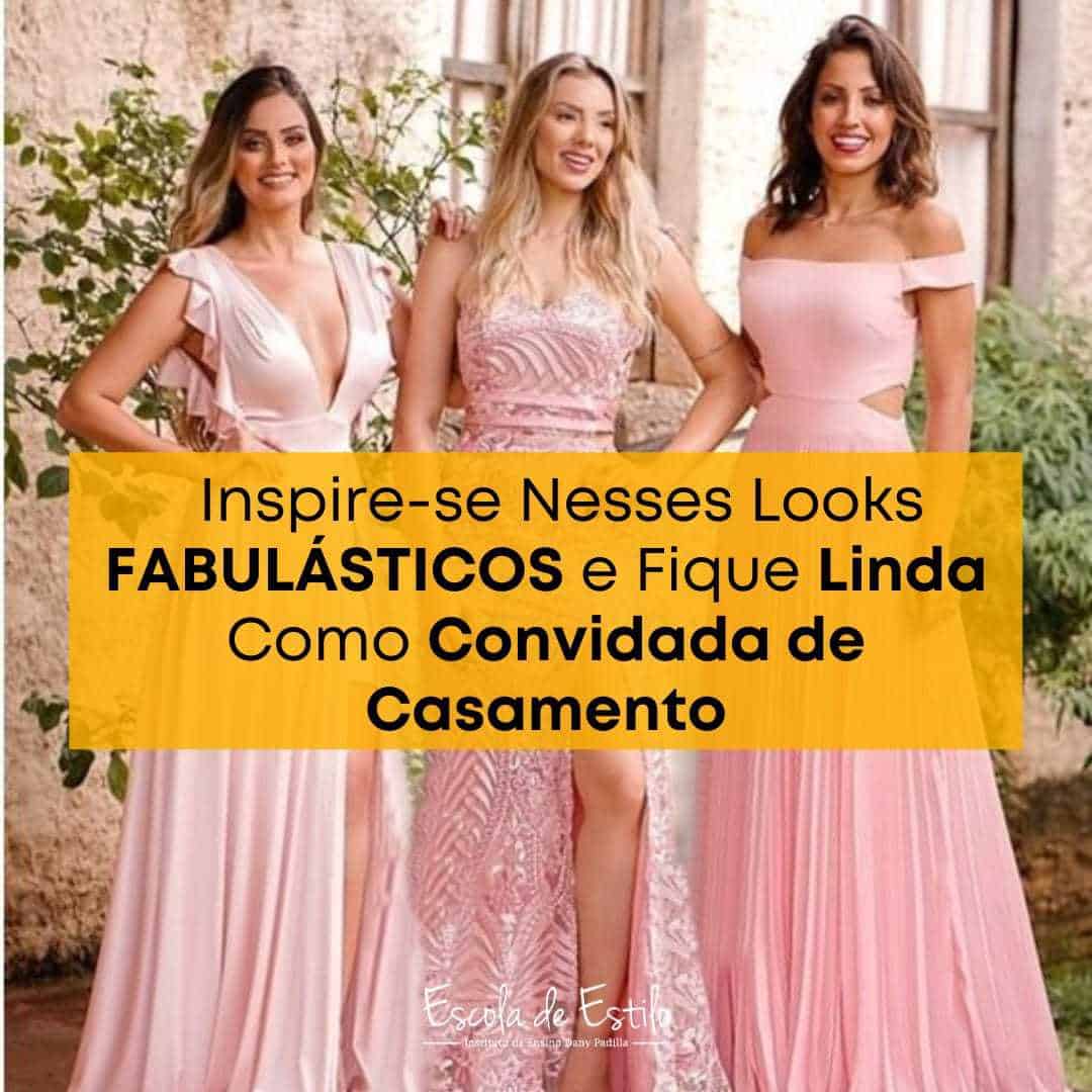 roupa convidada casamento noite