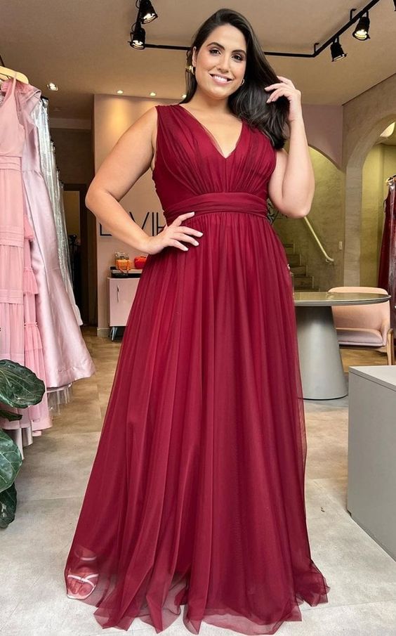 vestido longo convidada casamento