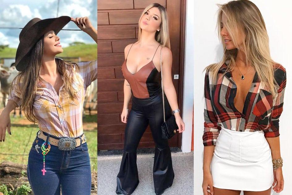 inspiração de look para rodeio feminino