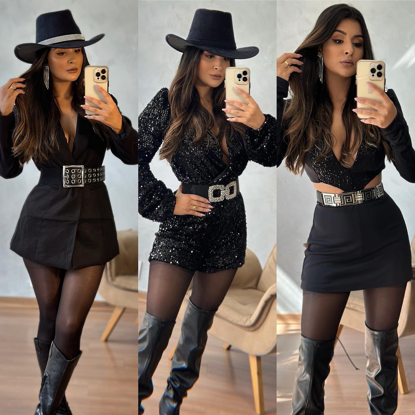 look rodeio feminino estiloso