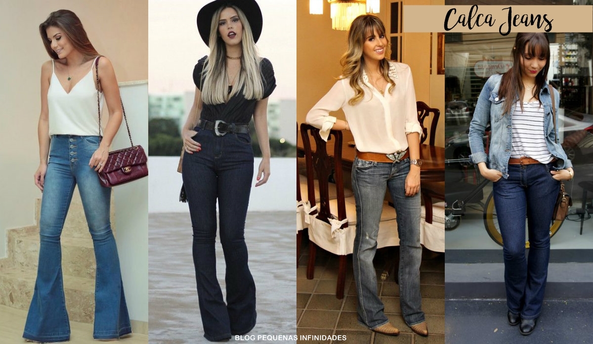 look rodeio feminino com jeans flare
