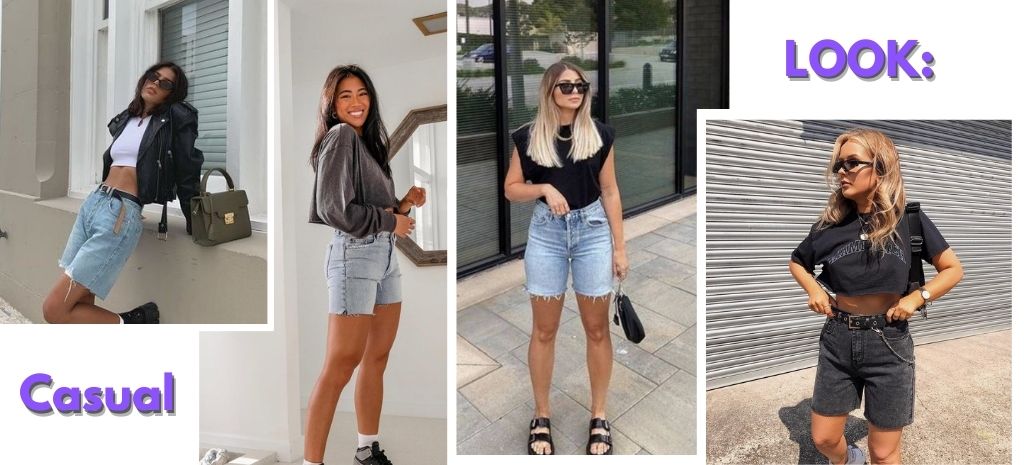 como usar bermuda jeans feminina para trabalhar