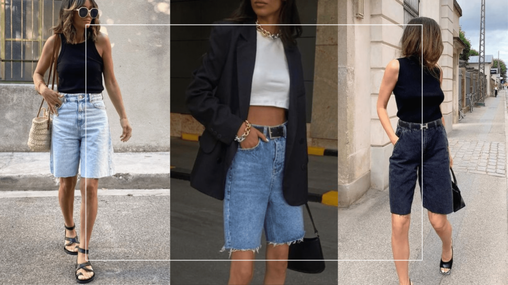 erros ao usar bermuda jeans feminina