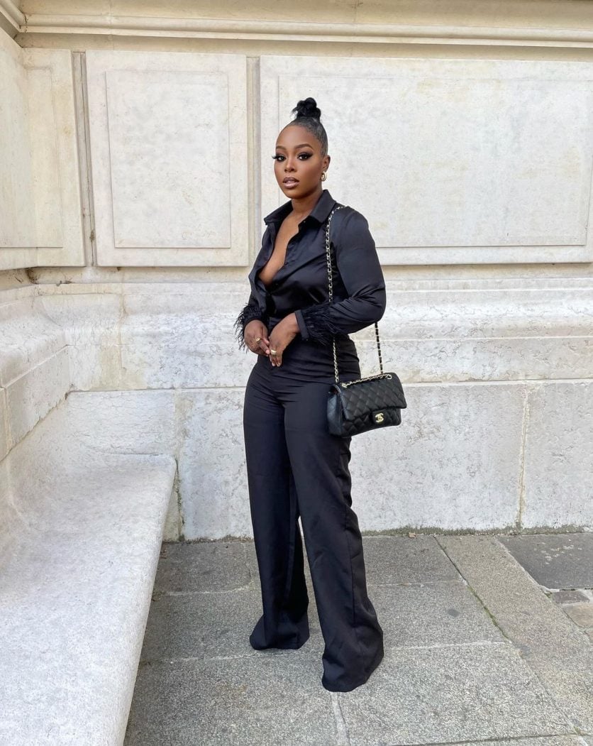 looks com calça preta e all star preto