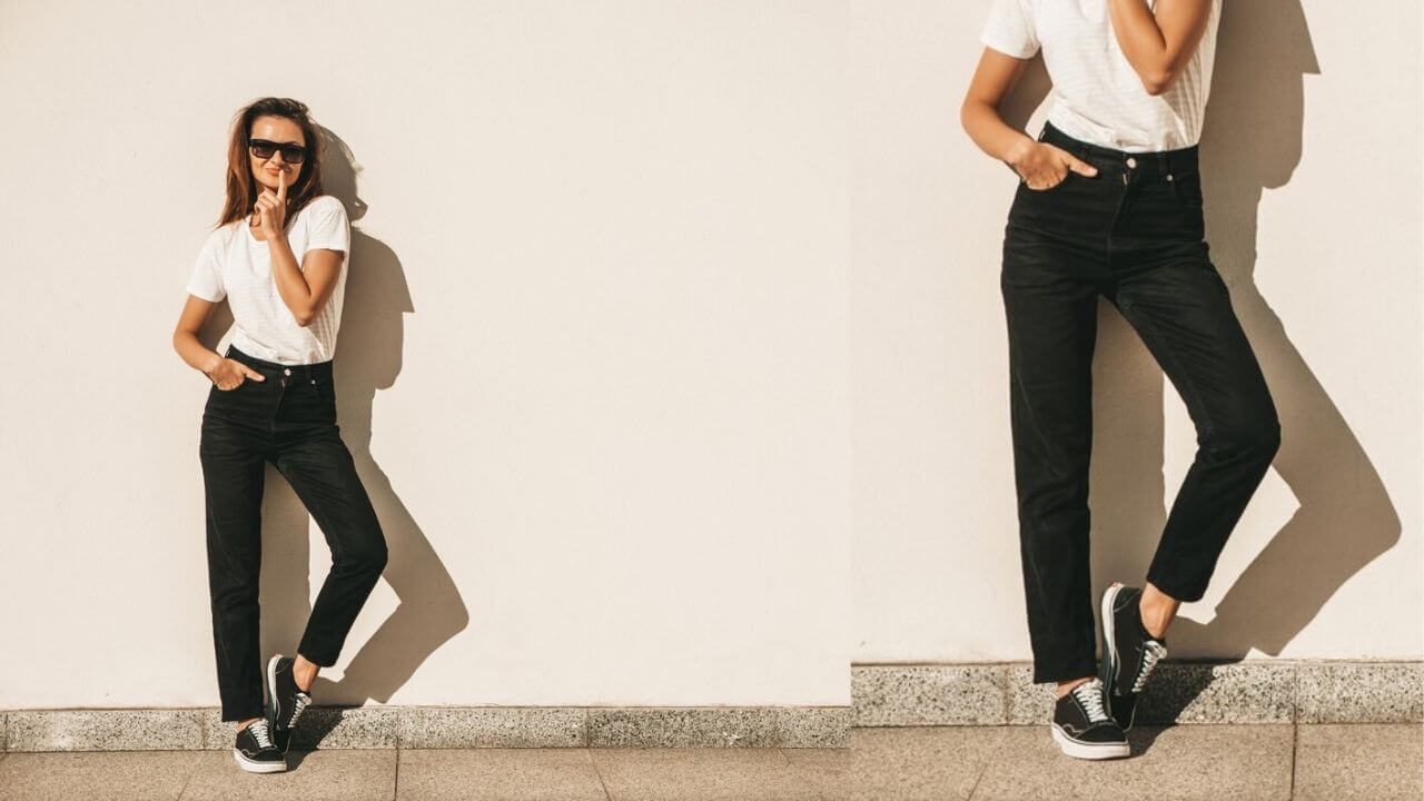 como não errar ao usar calça preta